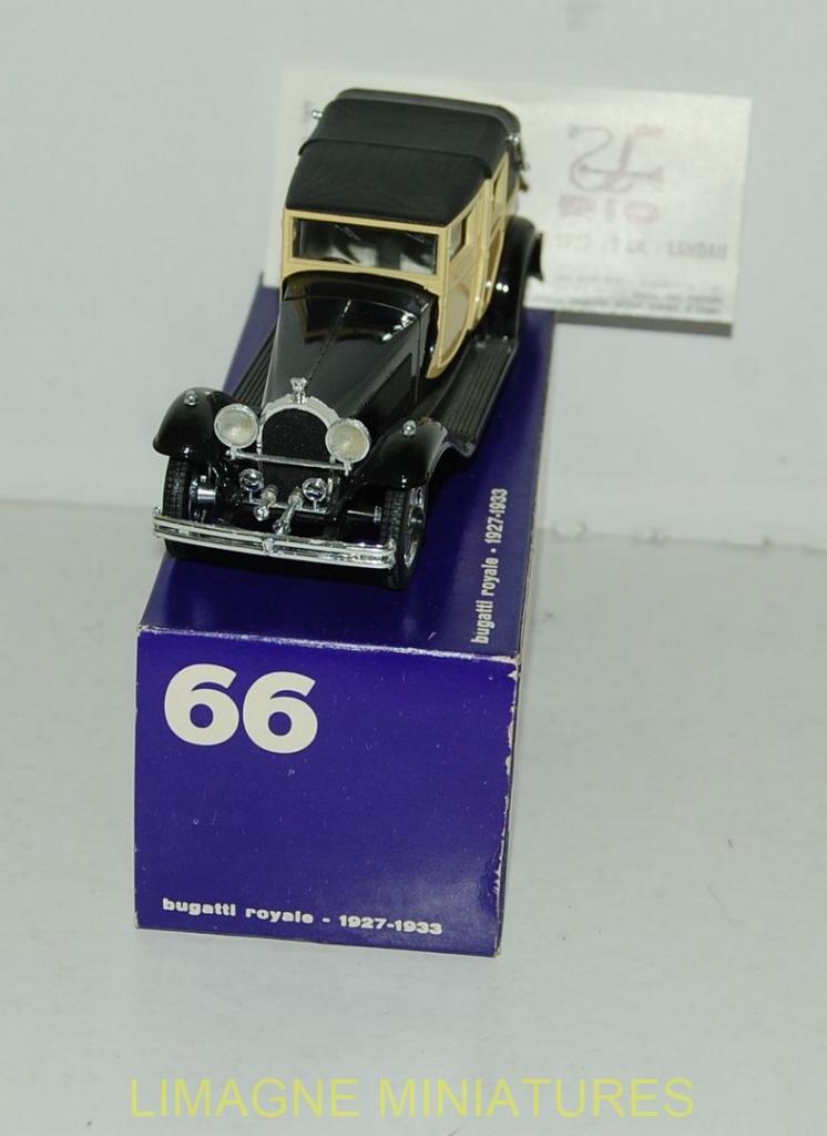 voiture miniature BUGATTI ROYALE avec sa boite d'origine SOLIDO